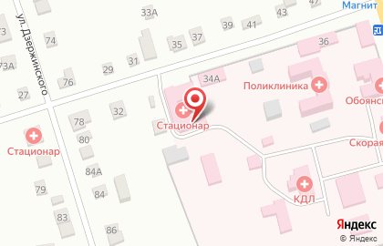Обоянская центральная районная больница на улице Федоровского на карте