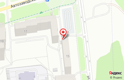 Продуктовая лавка на Автозаводской улице на карте