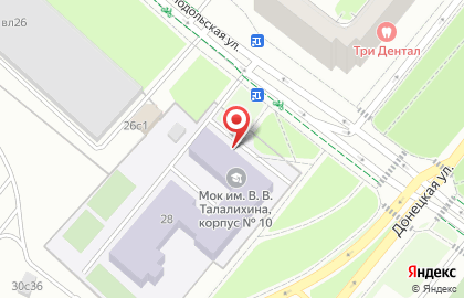 Московский образовательный комплекс им. В. Талалихина в Москве на карте