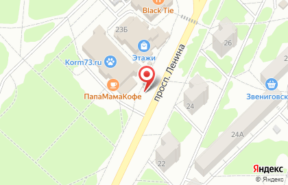 Кофейня Coffee Mozaika на проспекте Ленина на карте