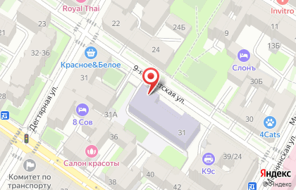 Средняя общеобразовательная школа №178, Центральный район на карте
