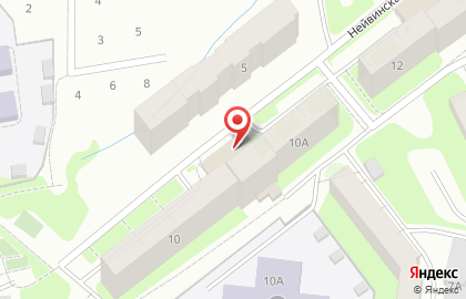 Супермаркет Пятёрочка в Свердловском районе на карте