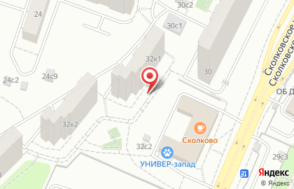 Родничок на Сколковском шоссе на карте