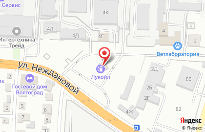 Волгоградский филиал Банкомат, КБ Петрокоммерц в Ворошиловском районе на карте