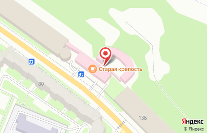 Кафе Старая крепость на улице Восстания на карте