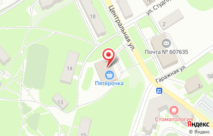 Банкомат Волго-Вятский банк Сбербанка России, Богородское отделение №4378 на Центральной улице на карте