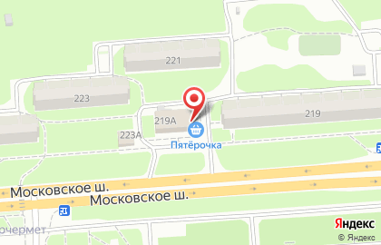 Торгово-строительная компания на Московском шоссе на карте