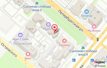 СОГАЗ на Петербургской улице на карте
