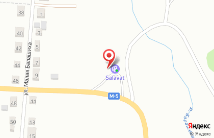 Автозаправочная станция Salavat в Челябинске на карте