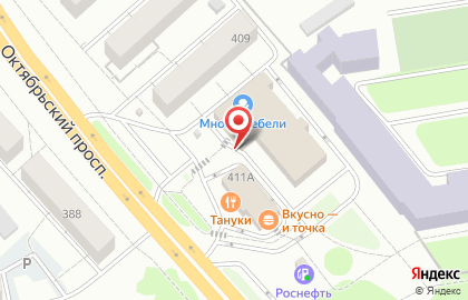 ОАО Банкомат, МОСКОВСКИЙ КРЕДИТНЫЙ БАНК на Октябрьском проспекте на карте
