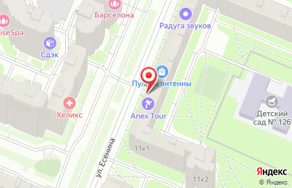 Пекарня Ржаник в Выборгском районе на карте