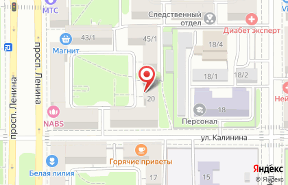Грузчиков Сервис в Ленинском районе на карте