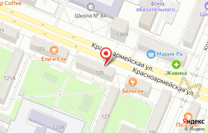 Томь на Красноармейской улице на карте