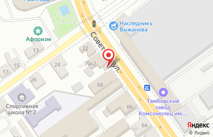 Агентство недвижимости Визирь на Советской улице на карте