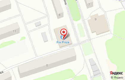 Кафе Fix Price на улице Пушкина на карте
