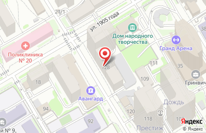 Детский бассейн АкваЛэнд на Площади Гарина-Михайловского на карте