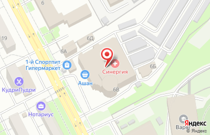 Атак в Подольске на карте