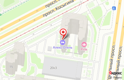 Отель Алекс в Санкт-Петербурге на карте