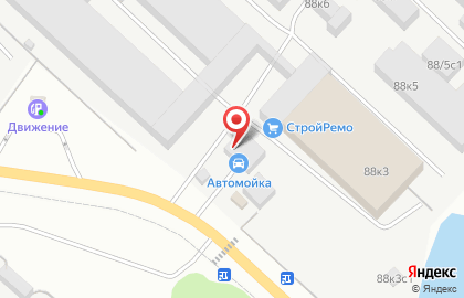 Автомойка в Кирове на карте