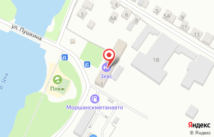 АГНКС, Моршанскметанавто на карте