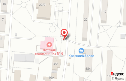 Продуктовый магазин в Омске на карте