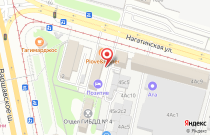 Автошкола Эталон в Нагатино-Садовниках на карте