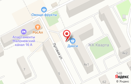 Супермаркет Дикси в Санкт-Петербурге на карте