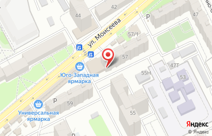 Парикмахерская Татьяна в Ленинском районе на карте