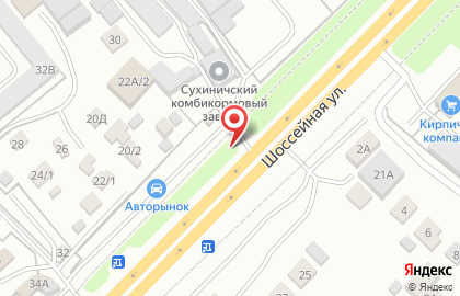 Магазин автотоваров, ИП Козлова Ю.Ю. на карте