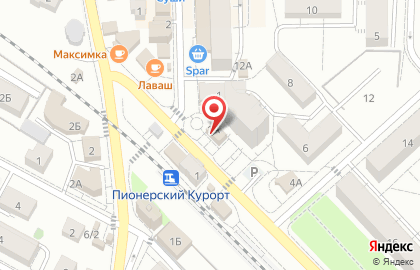 Продуктовый магазин Есения на Садовой улице на карте