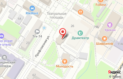 Цветочный магазин Поляна на Профсоюзной улице на карте