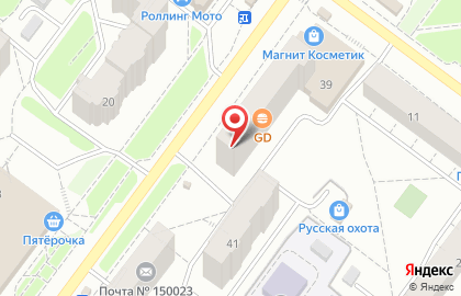 Центр внешкольной работы Приоритет на улице Гагарина на карте