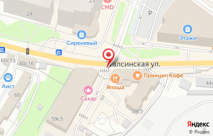 Суши-бар Япоша на Талсинской улице на карте