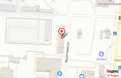 Запаска на улице Кожевникова на карте