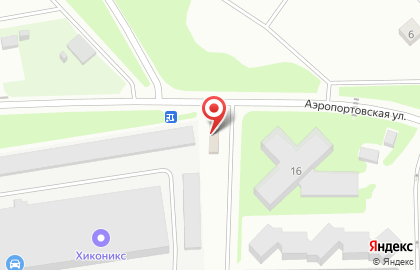 Продуктовый магазин на Аэропортовской, вл3 на карте