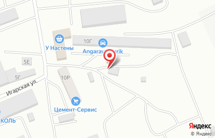 Торговая компания Цемент-Сервис на Игарской улице на карте