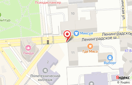 Медтехника-1 на Ленинградском шоссе на карте