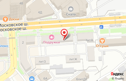 Телекоммуникационная компания Крит Телеком на Московском шоссе на карте