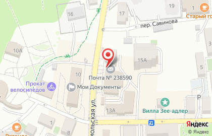 Почта Банк в Калининграде на карте