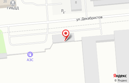 Новодвинский таможенный пост на улице Декабристов на карте
