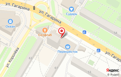 Мдм-банк на улице Гагарина на карте