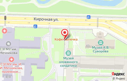 Магазин сувениров в Санкт-Петербурге на карте