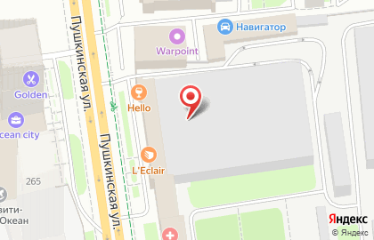 Типография Presto на Пушкинской улице на карте