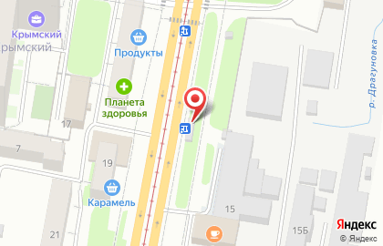 Продуктовый магазин на улице Дружбы на карте