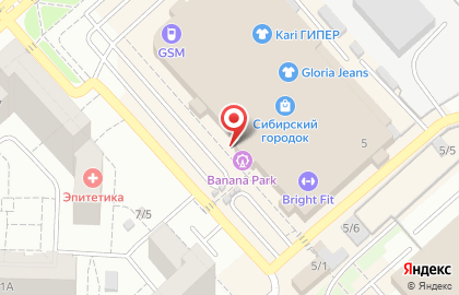 Зона физической активности Banana park на улице Мате Залки на карте