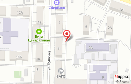 Наташа на улице Пушкина на карте