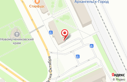 Магазин фейерверков в Архангельске на карте