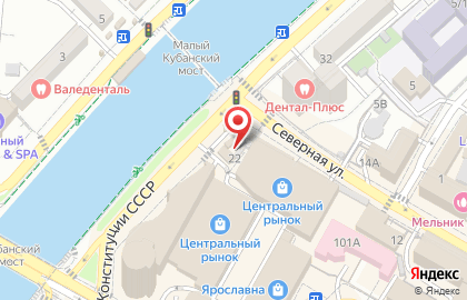 Бистро Хабиби в Центральном районе на карте