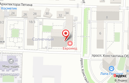 Центр лазерной косметологии Лазер Клиник на улице Монтажников на карте