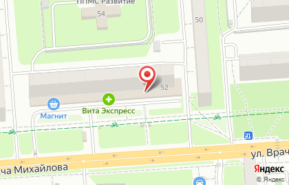 Салон-парикмахерская Creative на улице Врача Михайлова на карте